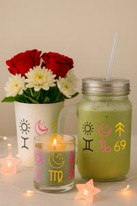 200g Clear Candle ‘Glowdiac'