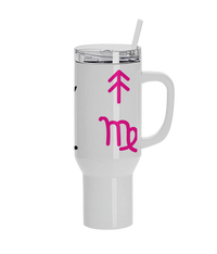 Custom Big Three Astrology Travel Mug – Zodiac Sun, Moon & Rising Sign Stainless Steel Cup