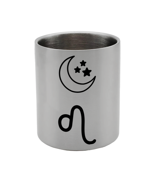 Stainless Steel Zodiac Mug – 300ml Silver