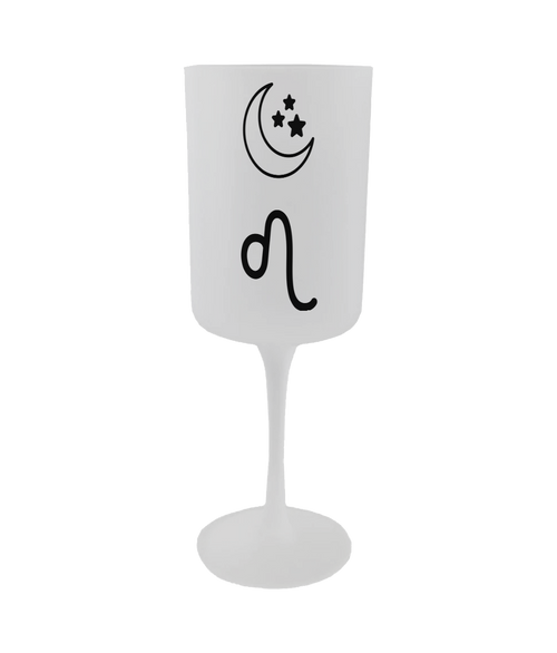 Personalised Wine Glass – Custom Zodiac or City Design