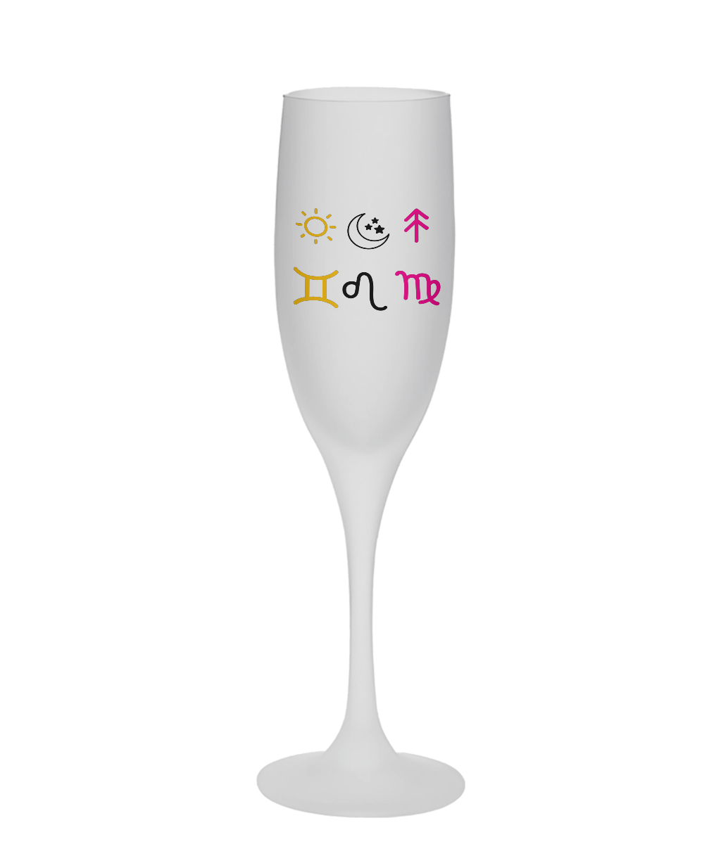 Frosted Champagne Flute – The Big Three Collection