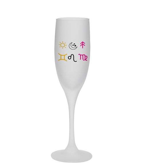 Frosted Champagne Flute – The Big Three Collection
