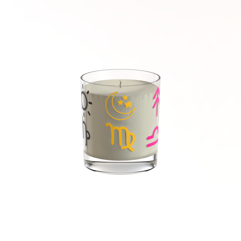Glowdiac™ Candle – Jasmine, Tuberose & White Musk (200g)