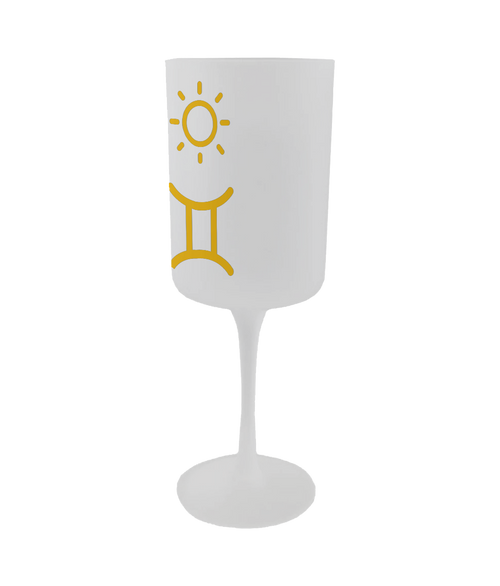 Personalised Wine Glass – Custom Zodiac or City Design