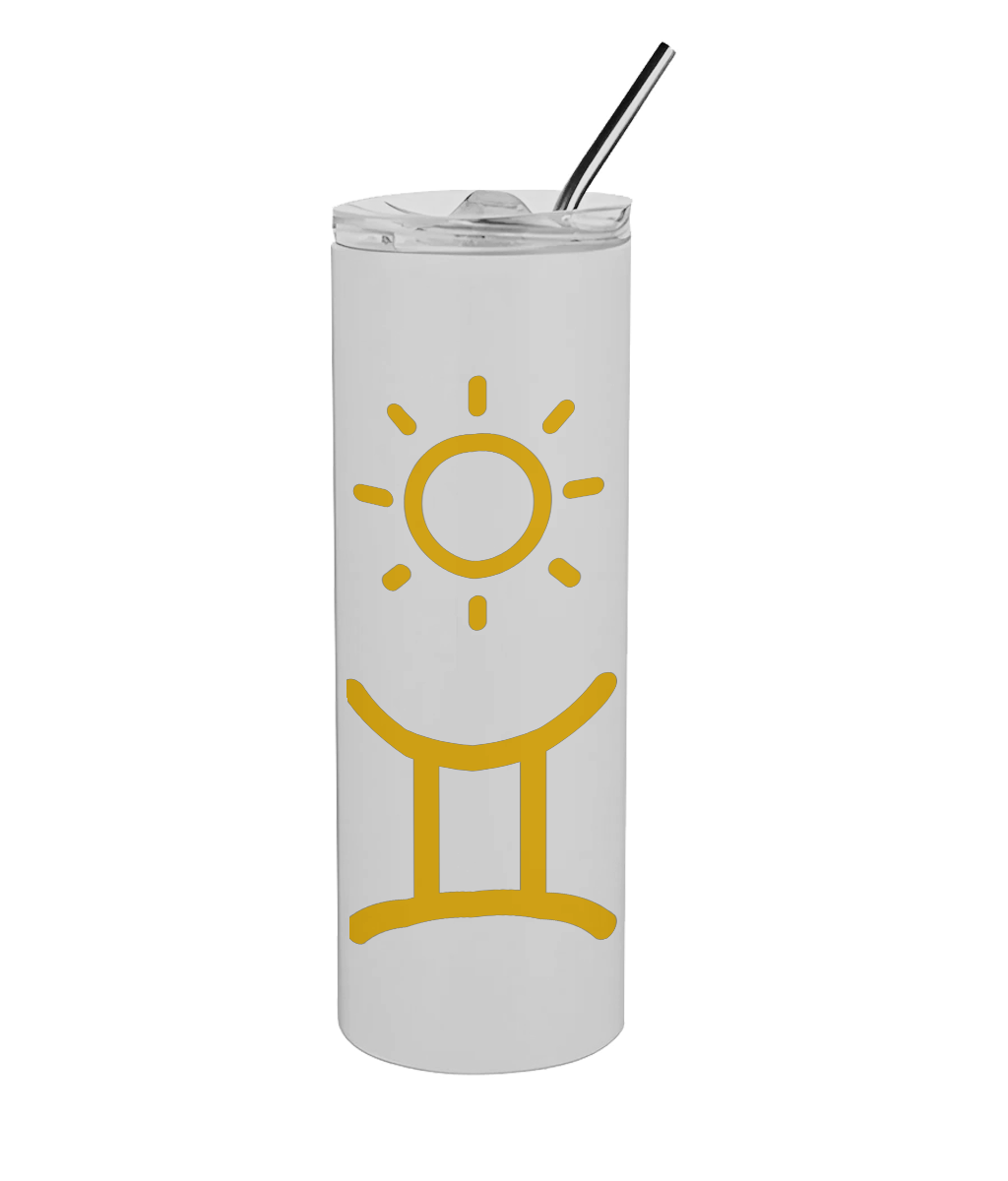 Personalised Stainless Steel Tumbler – Custom Zodiac or City Design for Hot & Cold Drinks