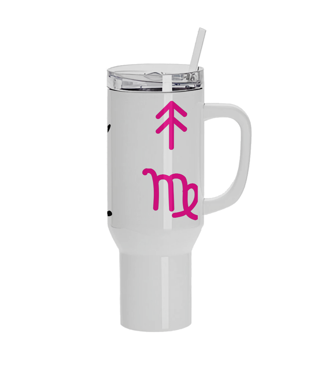 Custom Big Three Astrology Travel Mug – Zodiac Sun, Moon & Rising Sign Stainless Steel Cup