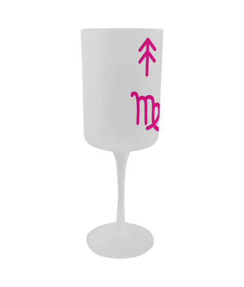 Personalised Wine Glass – Custom Zodiac or City Design